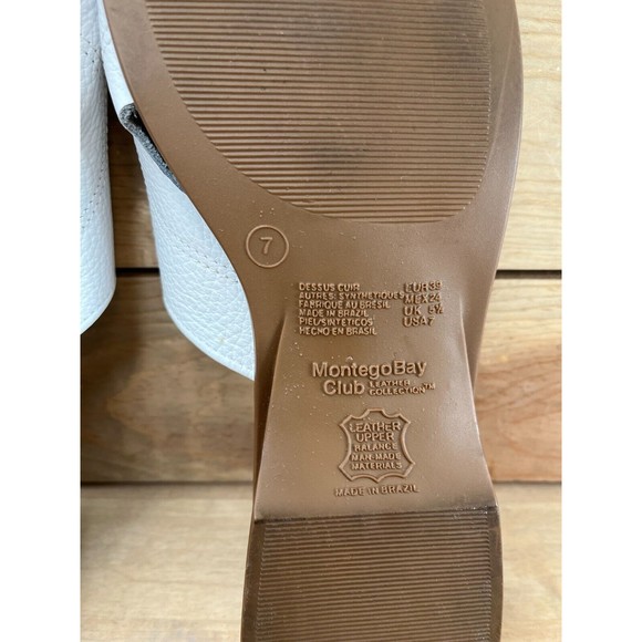 90s Minimalist Square Heel, Nude Pebbled Leather  Block Heel Slides Sandal White - Picture 8 of 8